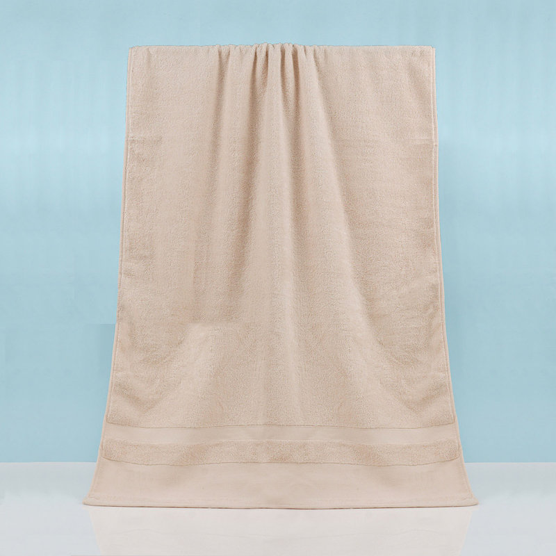 Serviette de bain en coton Home, serviettes (27,5 x 55 pouces), parfaite pour la piscine, la salle de sport, le spa et le dortoir, gris foncé