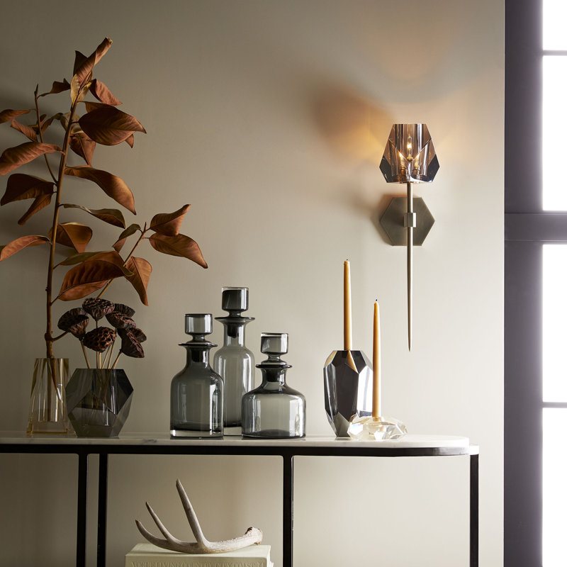 Gemma 1 - Light Wallchiere, Antique Brass