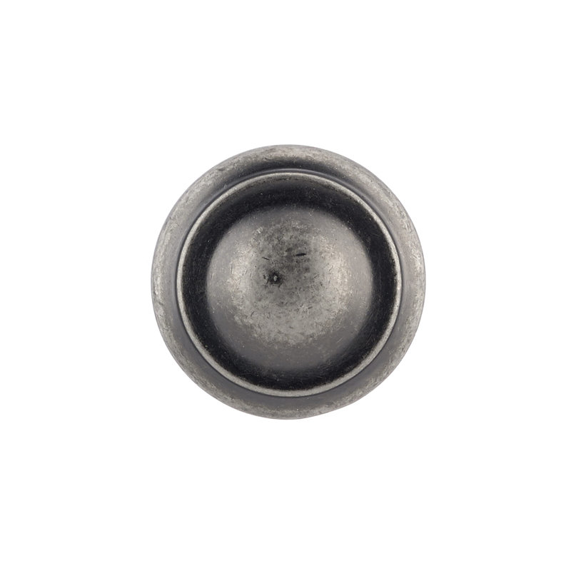 Expression 1 5/16" Diameter Round Knob, Pewter