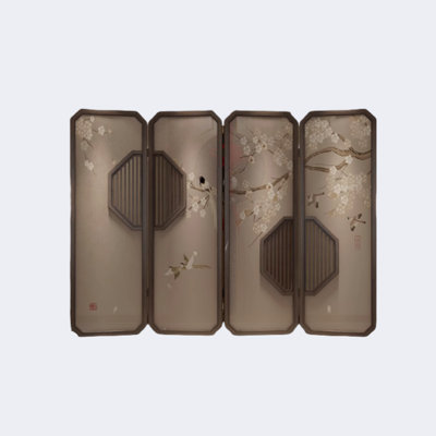 Creative Bird-Flower Screen