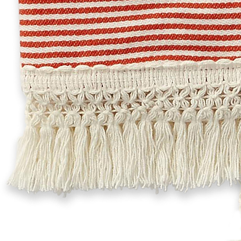 Cotton Stripe Embroidered Dish Cloth Kitchen Towel