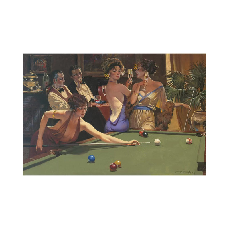 «The Seduction Game», impression sur toile tendue, H 26 po x l 40 po x 1,5 po