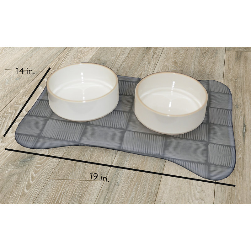 Napperon Basketweave, Gris