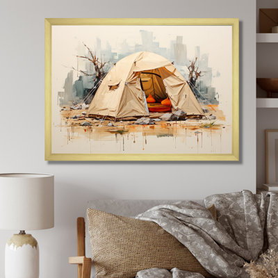 " Camping Tent Outdoor Adventure "