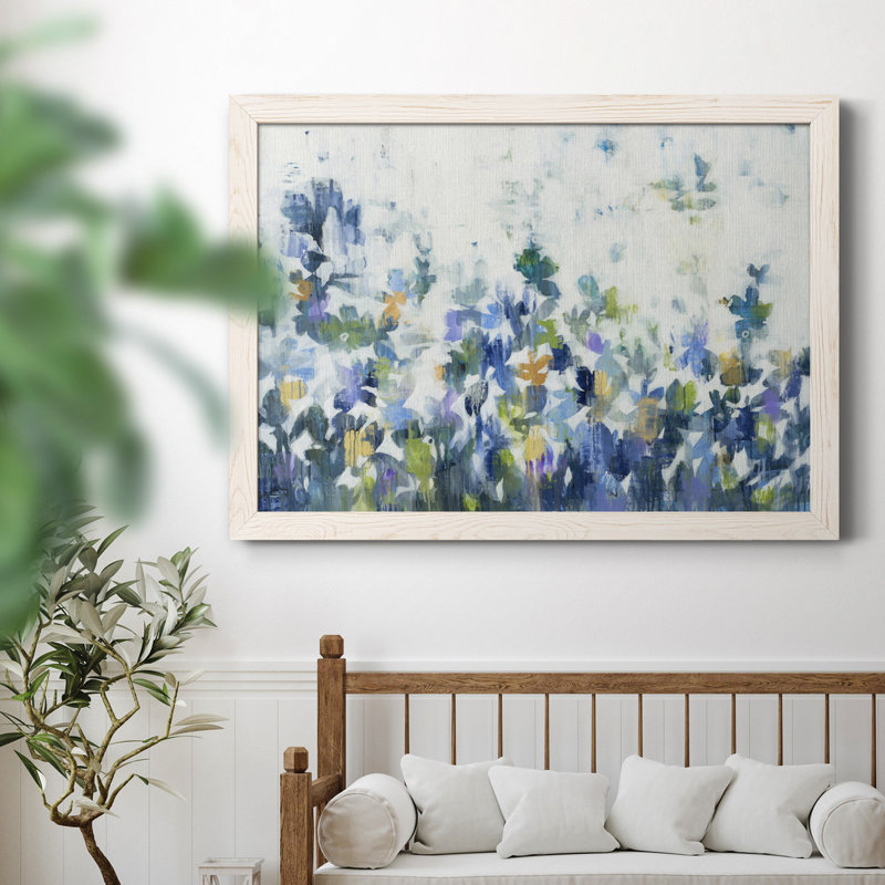 Pure Poetry - Reproduction d'art sur toile encadrée, Blanc, H 31 po x l 44 po x P 1 po