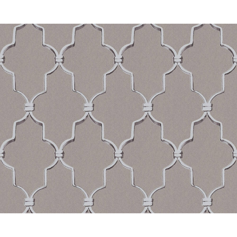 Rouleau de papier peint L 33 pi x l 21 po, Brun / taupe