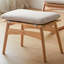 Chaise berçante en bois massif