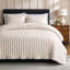 Ensemble de courtepointe vert olive pour grand lit-137013264-137013266