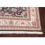 Tapis bleu marine en laine noué à la main de conception unique 9 pi x 12 pi 2 po Lunnie