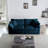 Loveseat Chair Sofa Chenille Fabric Reading Chair Single Sofa Couch with Pillow for Living Room, Apartment, Office-645081360-652812428