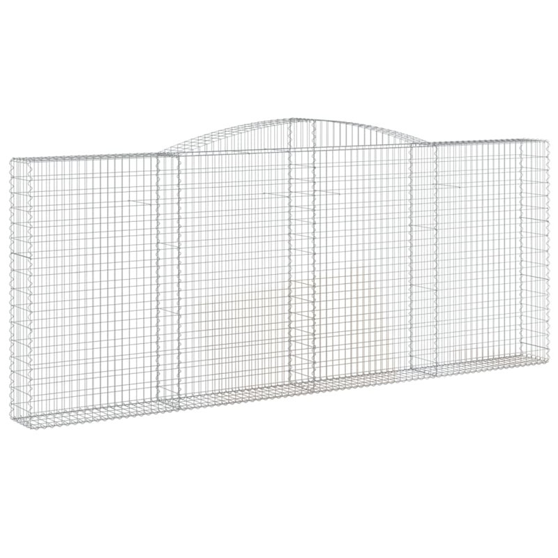 Arvey Silver Metal Fence Panels Included, 80cm H x 400cm W x 30cm D , 5