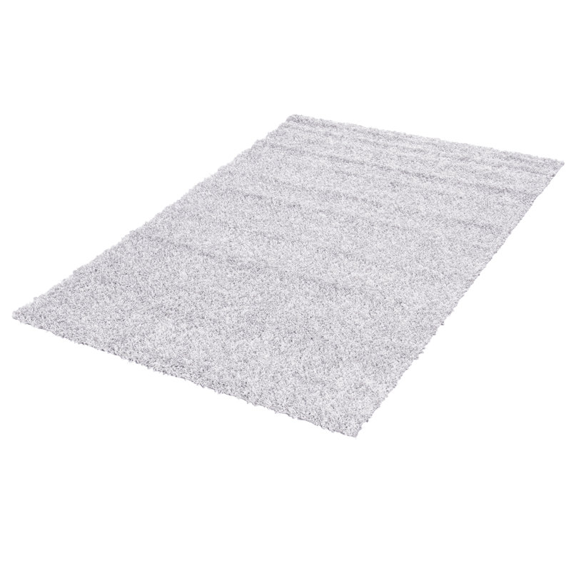 Roda Solid Colour Shag Area Rug, Rectangle 60 x 110cm