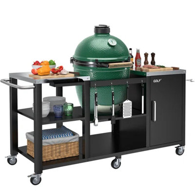 Table de barbecue pour grand gros œuf vert, Kamado Joe Classic