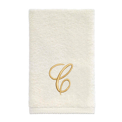 Winston Porter Zakaryan Fingertip Towel Letter C