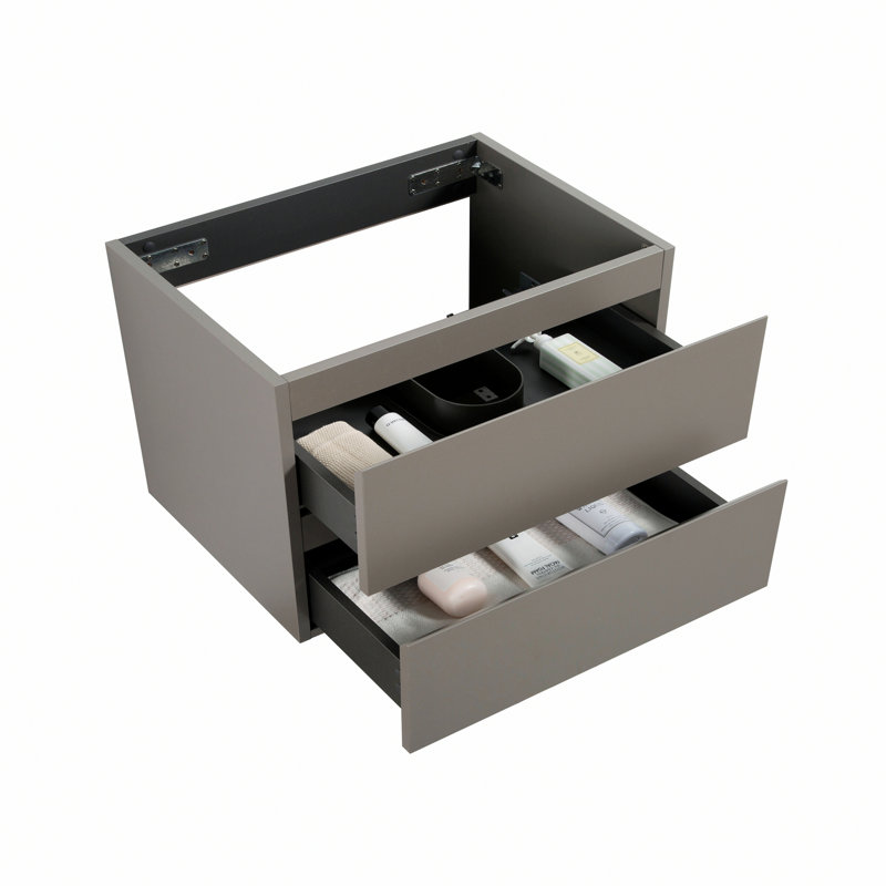 Armoire de rangement élégante pour salle de bain, armoire murale, armoire de salle de bain avec deux tiroirs de rangement