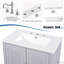 Meuble-lavabo 30 po avec lavabo style rétro-799934537