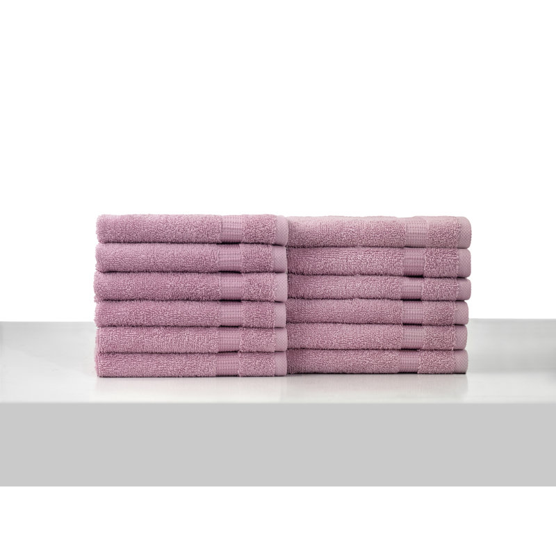Essuie-mains Agathon 100% coton, Rose