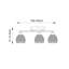 Minden Glass Semi Flush Mount-10986713