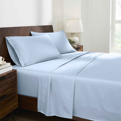 Ensemble de draps en coton 1000 fils Blue Nile Mills