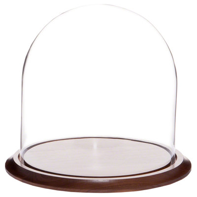 Cloche à dôme en verre 11,75 "x 12" Vucciria
