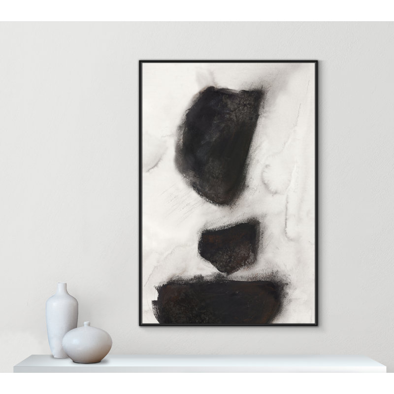 Impression Elegant Contrast II par Casa Fine Arts, H 61,5 po x l 41,5 po, Noir