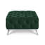 Whitby 80cm Wide Velvet Tufted Square No Pattern Footstool Ottoman-1013612818-1013612817