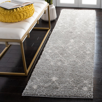 Saira Berber Shag Performance Geometric Rug