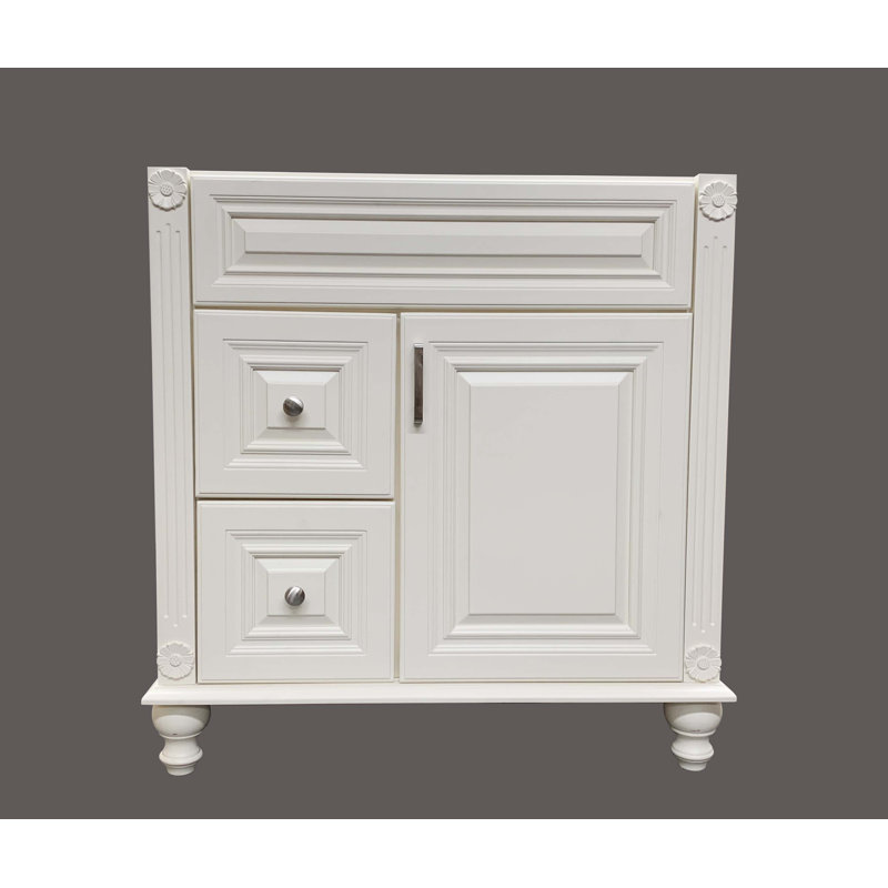 Base de meuble-lavabo de salle de bain simple 30" seulement