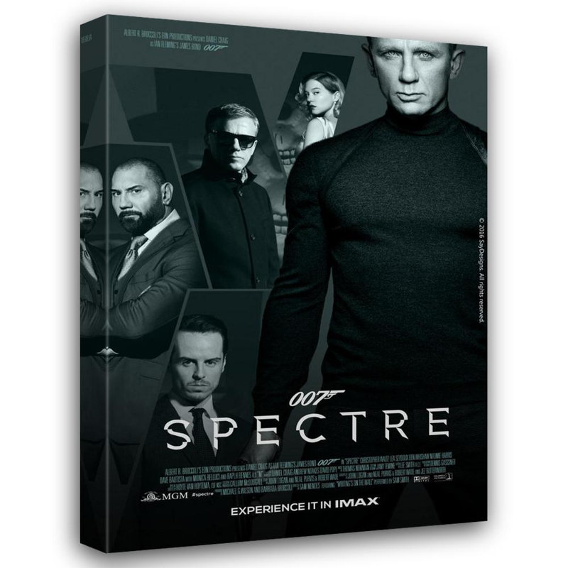007 Spectre, 24" H x 17" W