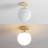 Statler Glass Semi Flush Mount-498178712