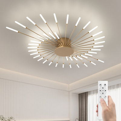 Acrylic LED Semi Flush Mount
