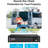8Pcs Wired 1080P Dome Outdoor Security Camera System with 8CH 5MP Lite DVR, Motion Detection, Remote View