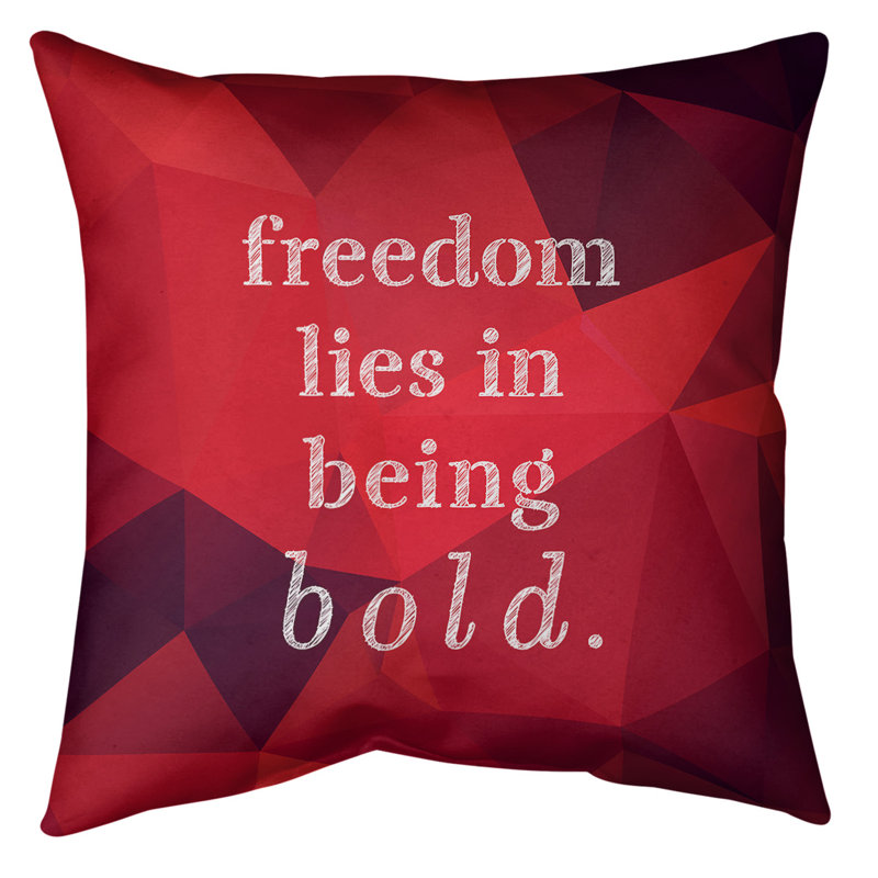 Coussin de sol, 28 po x 28 po, Orange / mauve