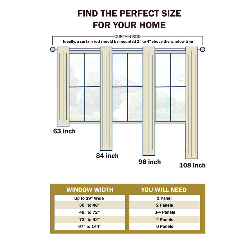Titine Sheer Curtain Pair, Gray, 42" W x 96" L