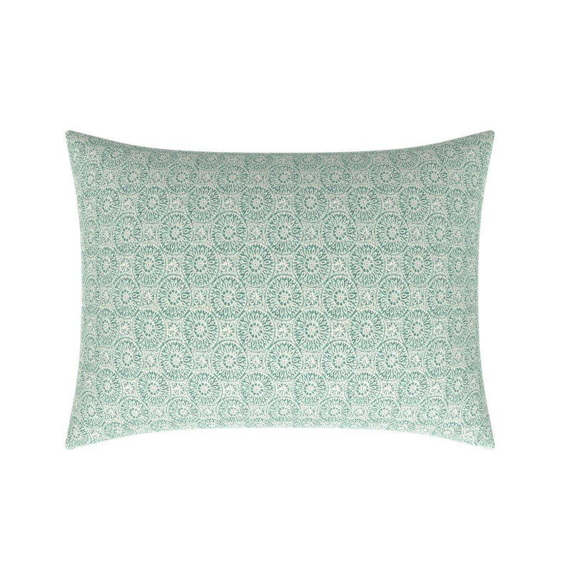 Housse et insert de coussin rectangulaire 100% coton Studio Line, Vert viride, 26 po x 39 po