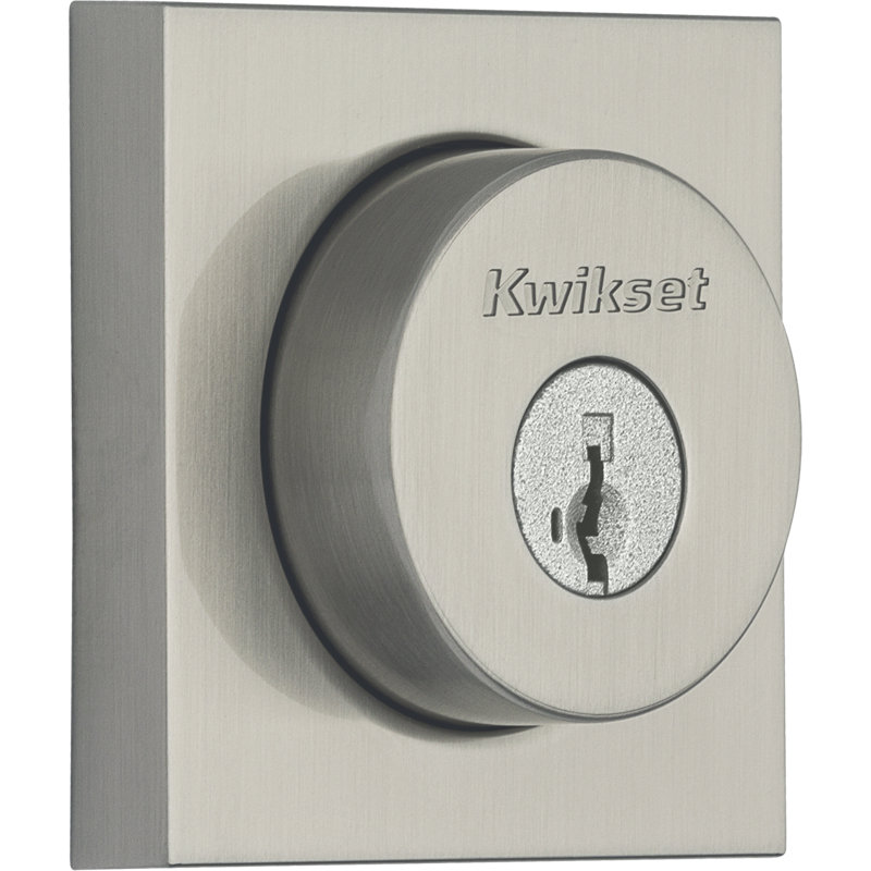 One Sided Deadbolt, Satin Nickel