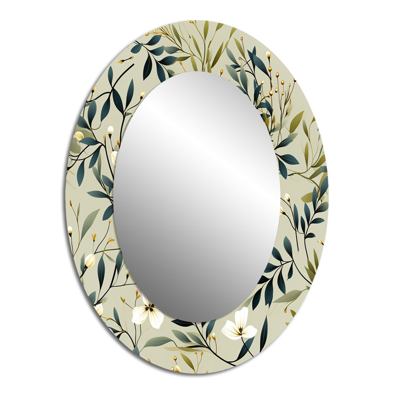 Miroir mural zen, H 40 po x l 30 po