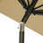 Shela 132'' Lighted Market Umbrella with Breez-Tex Canopy-2023074867