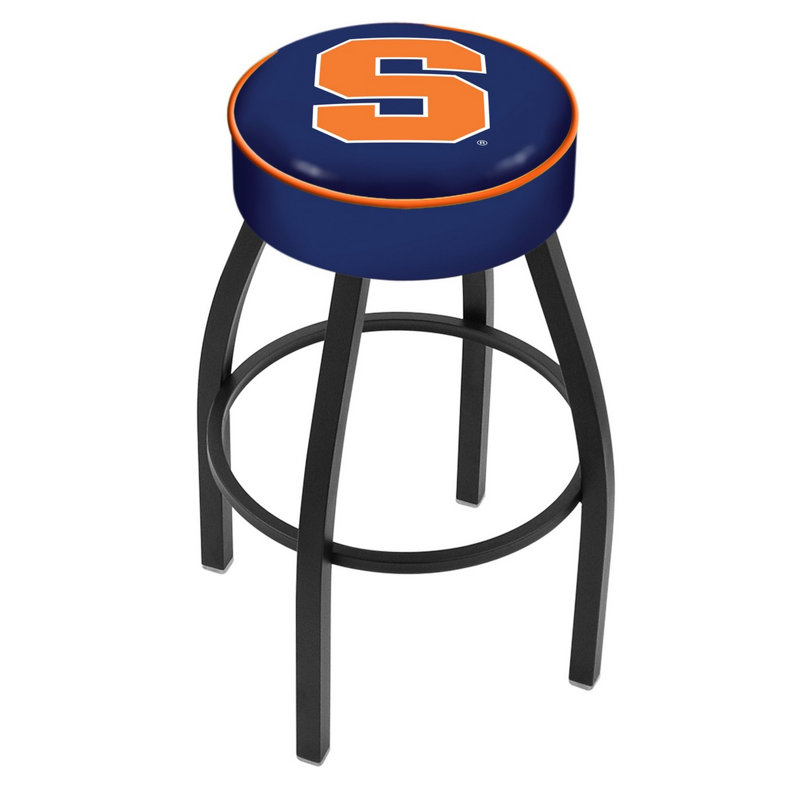 Tabouret de bar et de comptoir NCAA, Syracuse, Noir, Tabouret de comptoir (assise de 25 po de hauteur)