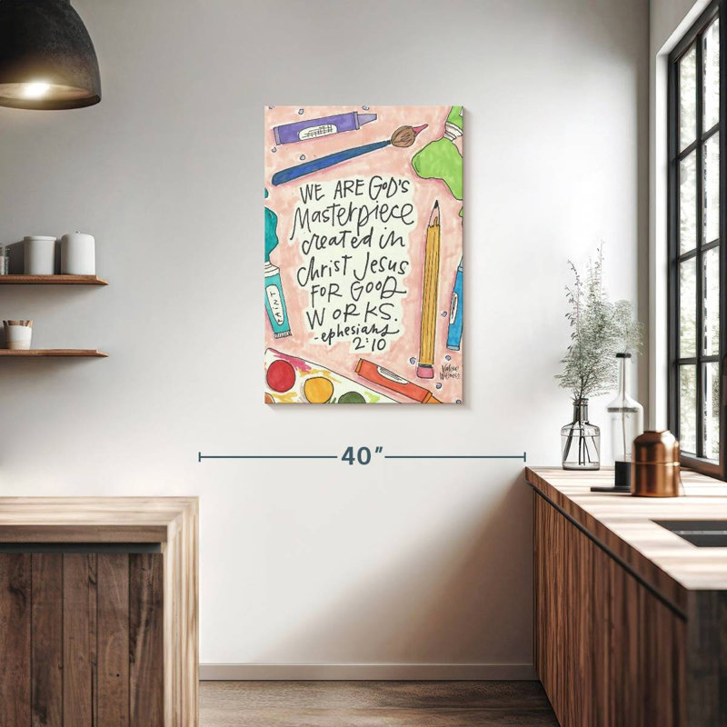 Chef-d'œuvre Tergel, H 36 po x l 24 po