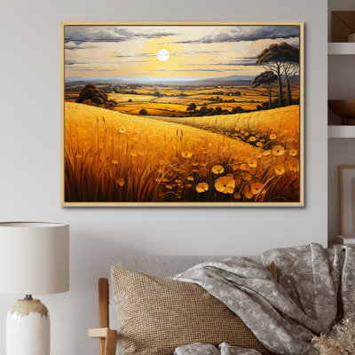" Countryside Rustling Wheat Field III "