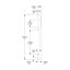 Moulure couronnée H 7 7/8 po x l 78 po x P 5/8 po