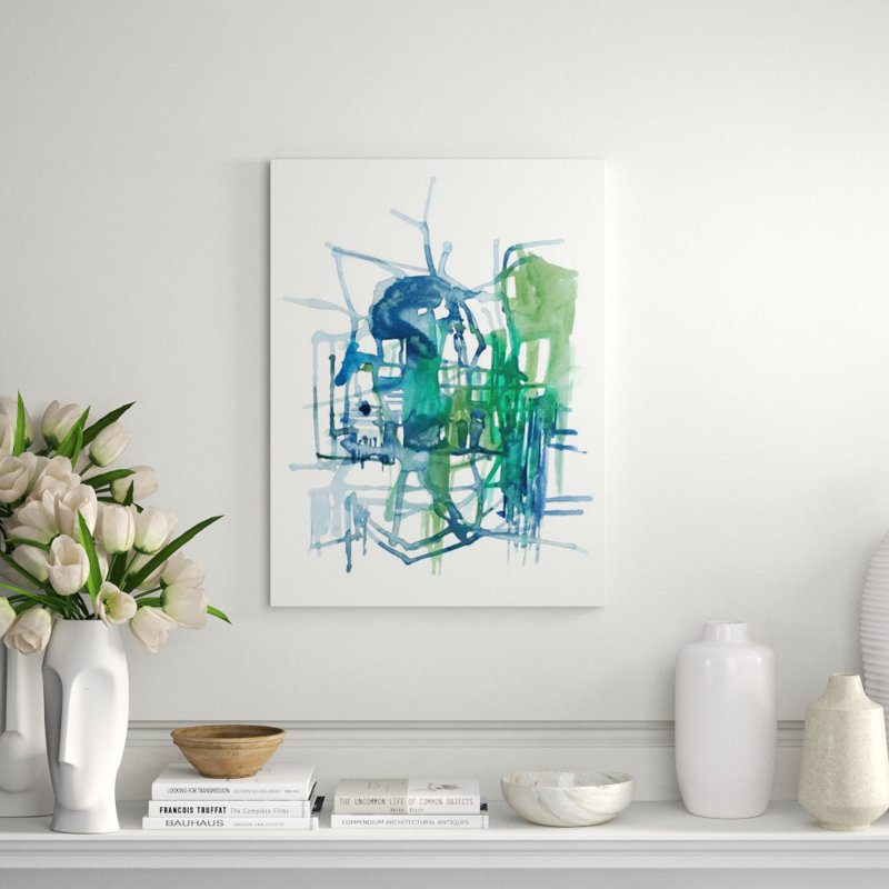 Complex Mind II Print by Sara Brown, Glass Coat, 32" H x 24" W