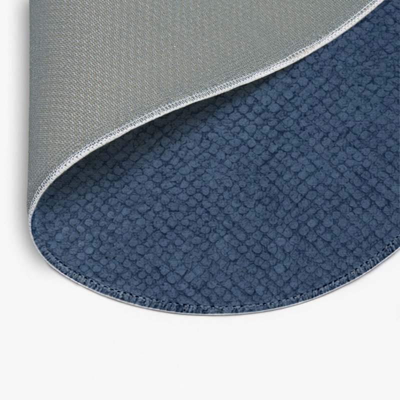Tapis gris intérieur et extérieur Trellis, Rond 5 pi
