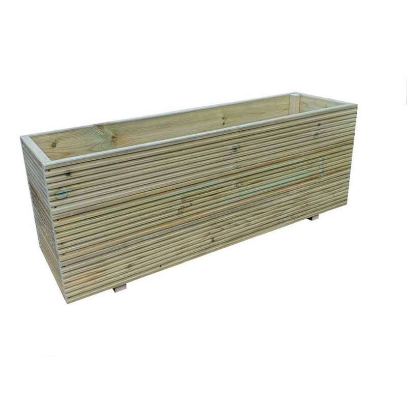 Buenrostro Handmade Wood Planter Box, 49cm H x 180cm W x 34cm D