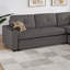 Canapé modulaire convertible en tissu Dorris-270375368
