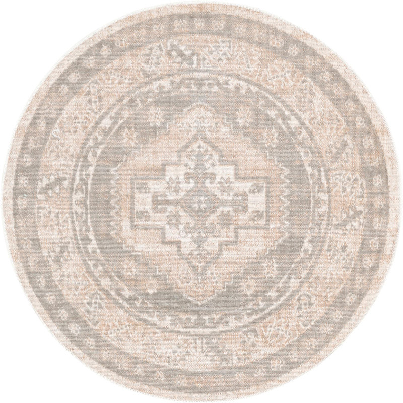 Matthei Oriental Indoor Rug, Round 7'
