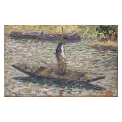 A Fisherman by Georges Seurat - Giclee Print