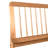 Catrece Solid Wood Platform Bed with Spindle Headboard-883629401-881942706