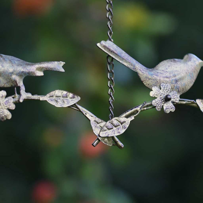 Doorfield Metal Hanging Decorative Bird Feeder